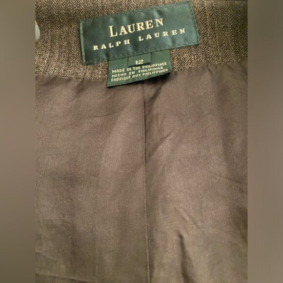 Lauren Ralph Lauren Women’s 87% Wool Size 12 Blazer - Picture 8 of 8